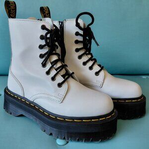 New Without Box White Doc Dr. Martens Jadon Size 5L/4M/3UK/36EU